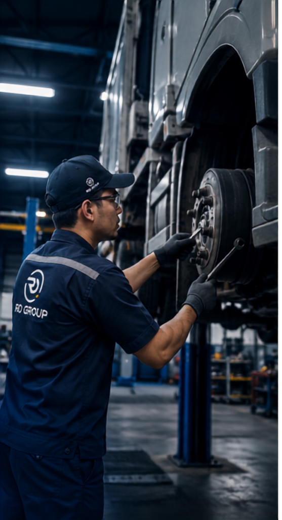 RA DIAN technician at work